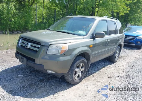 2007 Honda Pilot Ex из США, поврежденный, VIN 5FNYF18407B019478